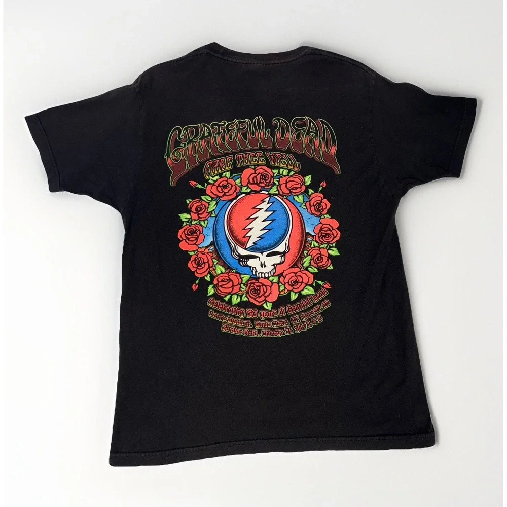 Grateful Dead Fare Thee Well 50th Year Double Sided T Shirt Size Women's Large - Picture 1 of 3